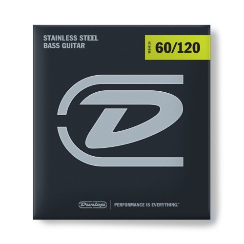 Dunlop Stainless Steel 60/120 Bass Guitar Strings