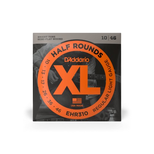DADDARIO EHR310 HALF ROUNDS ELECTRIC GUITAR STRINGS