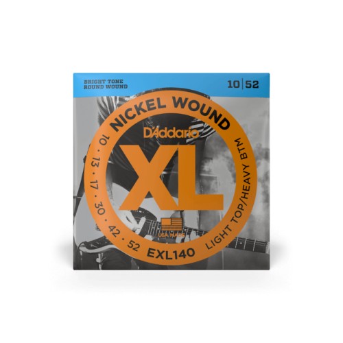 Daddario EXL140 electric guitar strings 10-52